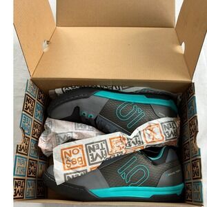Five Ten Freerider Contact MTB Shoes Women 10 Grey Teal Excellent Condition